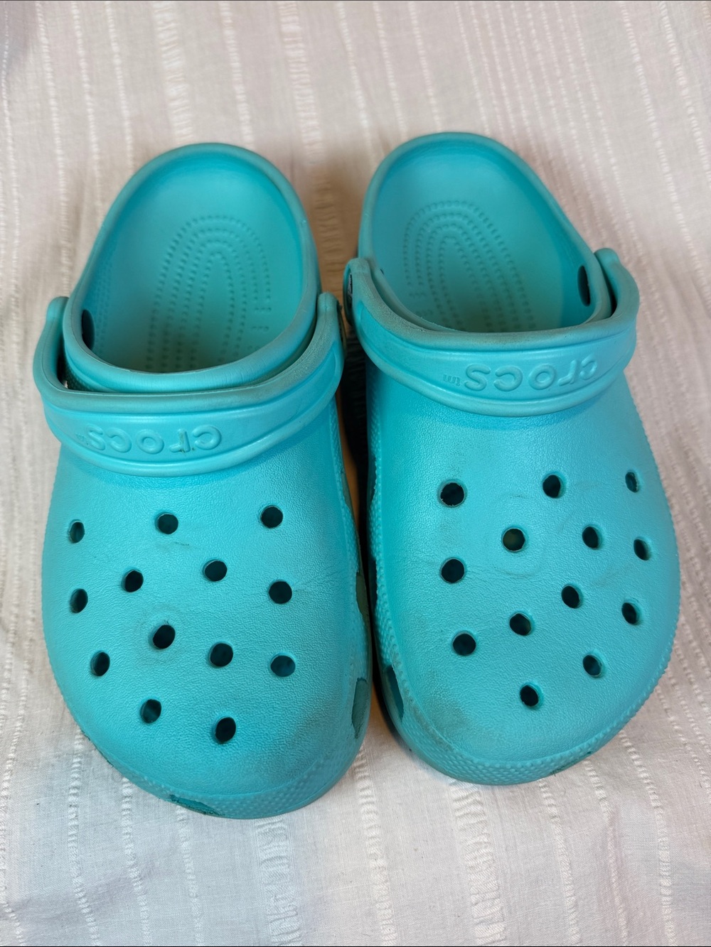 CROCS Classic Clog Men’s 6 Women’s 8 Caribbean Turquoise Unisex Waterproof